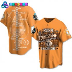 Tennessee Volunteers 2024 Champions Orange Baseball Jersey