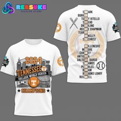 Tennessee Volunteers 2024 College World Series Champions White Shirt
