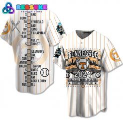 Tennessee Volunteers College World Series Champions White Baseball Jersey