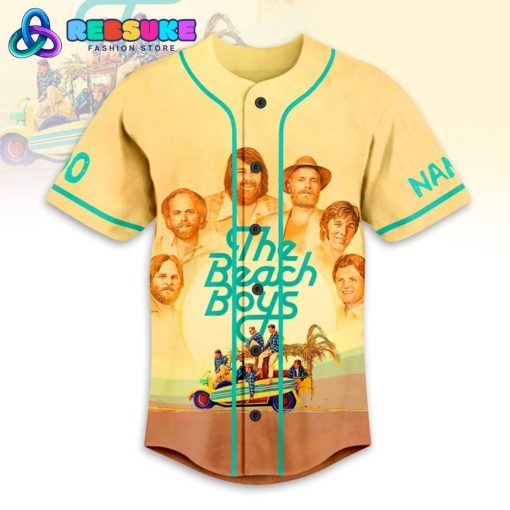 The Beach Boys Endless Summer Gold Personalized Baseball Jersey