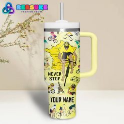 Tour De France Custom Name Yellow Stanley Tumbler