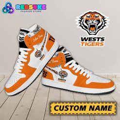 Wests Tigers NRL Custom Name Nike Air Jordan 1