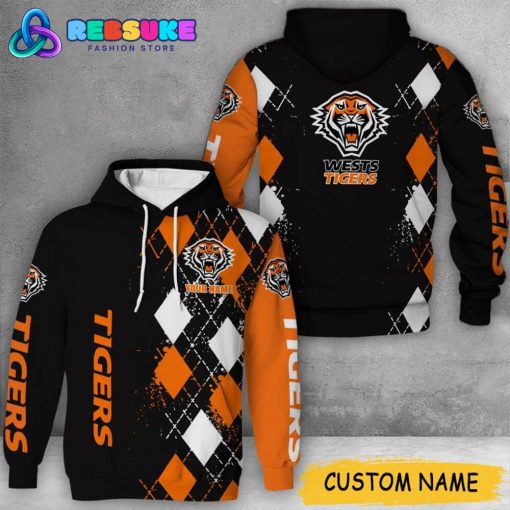 Wests Tigers NRL New Personalized Hoodie