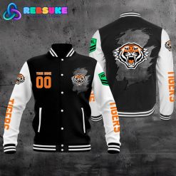 Wests Tigers NRL Personalized Baseball Jacket