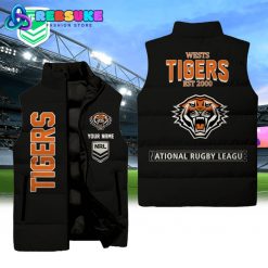 Wests Tigers NRL Sleeveless Puffer Down Vest