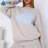 White Fox Play For It Oversized Sweater Grey Marle
