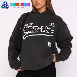White Fox Bring You Around Oversized Hoodie Charcoal
