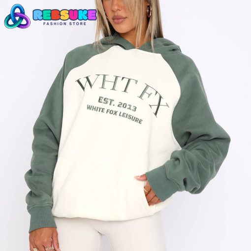 White Fox Caught Up On It Oversized Hoodie Cream