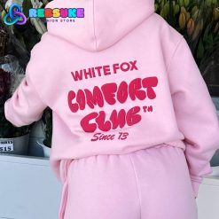 White Fox Comfort Club Oversized Hoodie Bon Bon