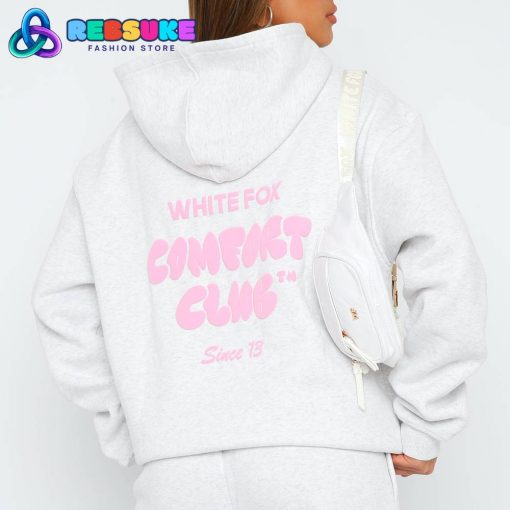 White Fox Comfort Club Oversized Hoodie Mist