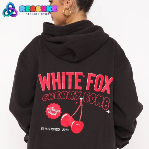 White Fox Don’t Waste Time Hoodie Charcoal