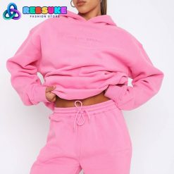 White Fox Future Forward Oversized Hoodie Candy Pink