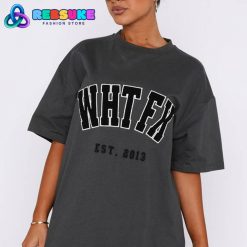 White Fox Give It Away Oversized Tee Charcoal