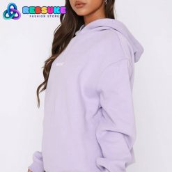 White Fox Leisure Series Oversized Hoodie Lavender