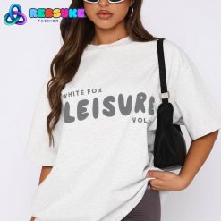 White Fox Leisure Series Oversized Tee Glacier Grey