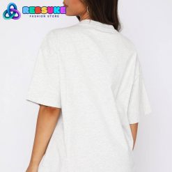 White Fox Leisure Series Oversized Tee Glacier Grey