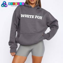 White Fox Lost Together Oversized Hoodie Volcanic