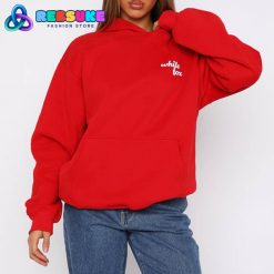 White Fox Not In The Mood Oversized Hoodie Cherry