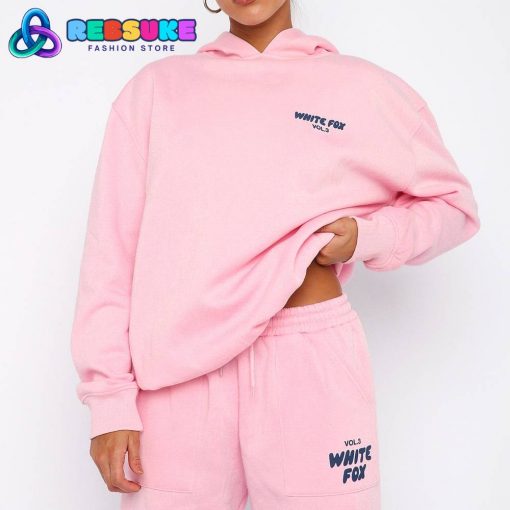 White Fox Offstage Hoodie Posy Pink