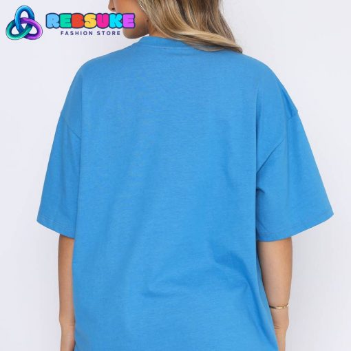 White Fox Offstage Oversized Tee Azure