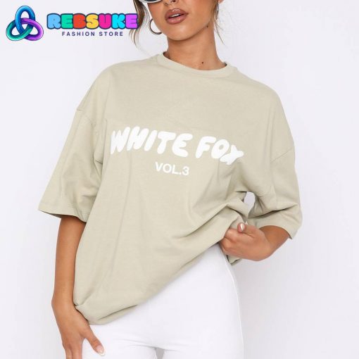 White Fox Offstage Oversized Tee Moss