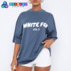 White Fox Offstage Oversized Tee Mineral Grey