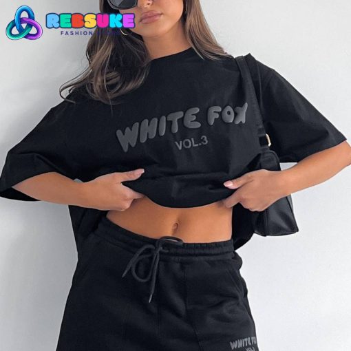 White Fox Offstage Oversized Tee Onyx