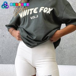 White Fox Offstage Oversized Tee Shadow