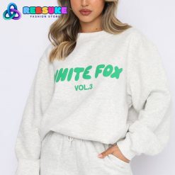White Fox Offstage Sweater Glacier Grey