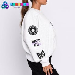 White Fox Part Of History Oversized Sweater Grey Marle