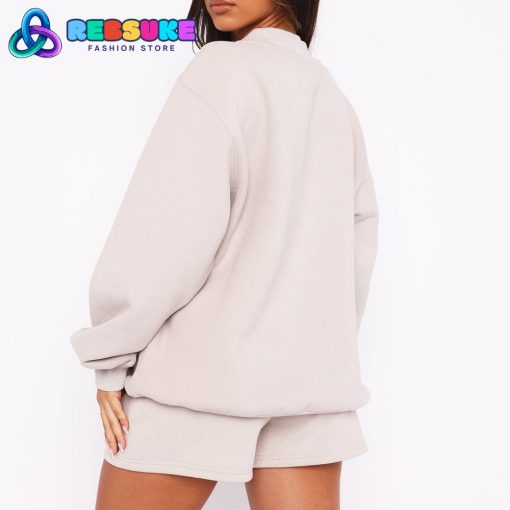 White Fox Season 7 Oversized Sweater Overcast