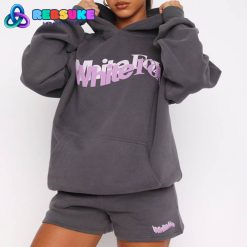 White Fox So Wavy Oversized Hoodie Volcanic