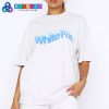 White Fox Step Back Oversized Tee Ocean