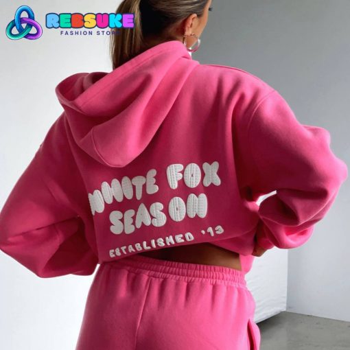 White Fox The Main Season Oversized Hoodie Hot Pink