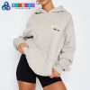 White Fox Give It Away Oversized Charcoal Hoodie