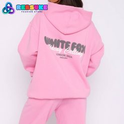 White Fox Vacay Calling Oversized Hoodie Pink