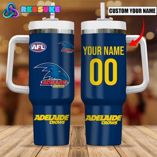 Adelaide Crows AFL Custom Name 40 oz Stanley Tumbler