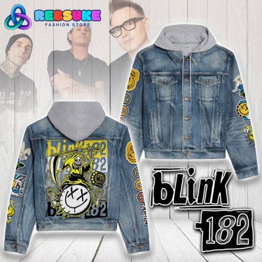 Blink-182 American Band Hoodie Denim Jacket