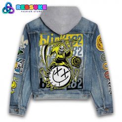 Blink182 American Band Hoodie Denim Jacket