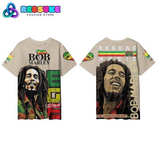 Bob Marley Reggae Music One Love Natural Shirt