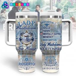 Bridgerton Lady Whistledowns Tea House Stanley Tumbler