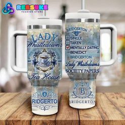 Bridgerton Lady Whistledowns Tea House Stanley Tumbler