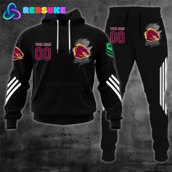 Brisbane Broncos NRL Customized Combo Hoodie Pants