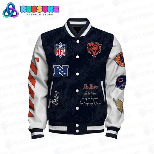 Chicago Bears X Super Bowl Champions Baseball Jacket