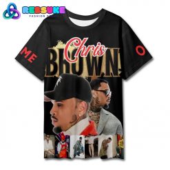 Chris Brown 11:11 Tour 2024 New Oversize Black Shirt