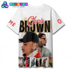 Chris Brown 1111 Tour 2024 New Oversize White Shirt