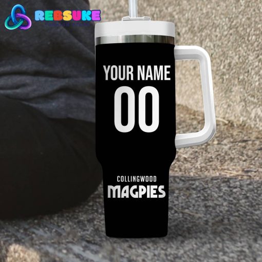 Collingwood Magpies AFL Custom Name 40 oz Stanley Tumbler