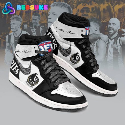 Collingwood Magpies AFL Team 2024 Customized Nike Air Jordan 1