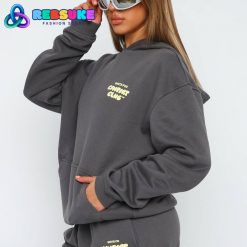 Comfort Club Oversized Hoodie Stormy White Fox