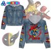 Post Malone Neon Moon Night Hoodie Denim Jacket